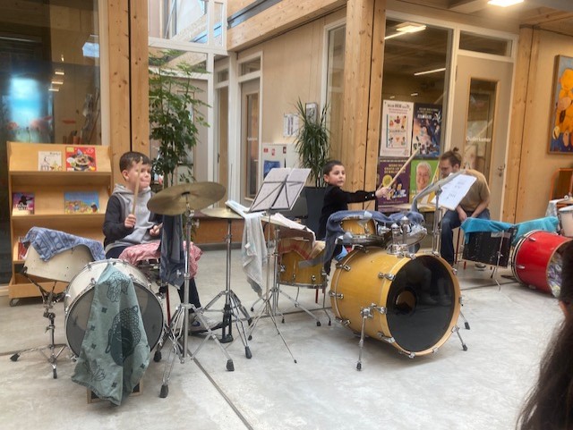 Energiek Concert Drum-leerlingen