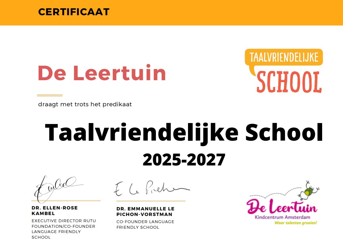 Leertuin taalvriendelijk
